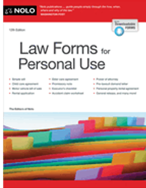 0723    Law Forms for Personal Use (12TH ed.)