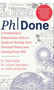 0823   PhDone: A Professional Dissertation Editor's Guide